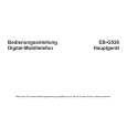 PANASONIC EBG520 Owners Manual