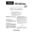 PIONEER PD6030 Manual de Usuario