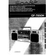 SHARP GF7850H Manual de Usuario