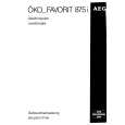 AEG FAV875I-DCH Owners Manual AEG FAV875I-DCH Owners Manual