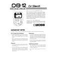 BOSS DB-12 Owners Manual