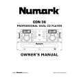 NUMARK CDN36 Owners Manual