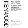KENWOOD KACPS150 Owners Manual