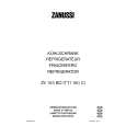 ZANUSSI ZT 155 BO Owners Manual