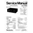 TECHNICS RS-X990 Service Manual