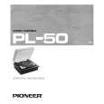 PIONEER PL-50 Manual de Usuario
