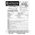 HITACHI MX-W30 Service Manual