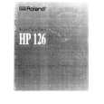 ROLAND HP126 Owners Manual