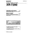 SONY XR-7280 Owners Manual