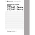 PIONEER VSX-1017AV-K/SPWXJ Manual de Usuario