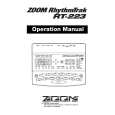 ZOOM RT-223 Instrukcja Obsługi
