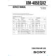 SONY XM405EQX2 Instrukcja Serwisowa