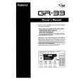 ROLAND GR-33 Owners Manual