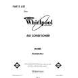WHIRLPOOL AC0802XS1 Parts Catalog