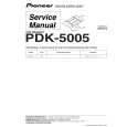 PIONEER PDK-5005/WL5 Instrukcja Serwisowa