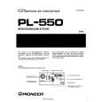 PIONEER PL-550 Manual de Usuario