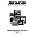 TRICITY BENDIX AW871W Instrukcja Obsługi