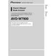 PIONEER AVD-W7900/XZ/UC Instrukcja Obsługi