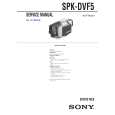 SONY SPKDVF5 Service Manual