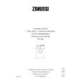 ZANUSSI WD1601INPT Owners Manual