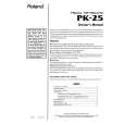 ROLAND PK-25 Instrukcja Obsługi