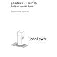 JOHN LEWIS JLBIHD904 Owners Manual