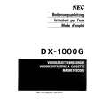 NEC DX1000G Owners Manual