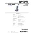 SONY SPPH273 Service Manual