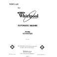 WHIRLPOOL LA3400XSW0 Catálogo de piezas