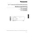 PANASONIC PTD7500E Owners Manual