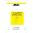 ZANUSSI ZAN TDE 4124 CH Owners Manual