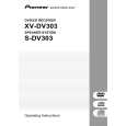 PIONEER XV-DV303/MLXJN/NC Owners Manual