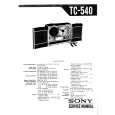 SONY TC540 Service Manual