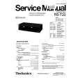 TECHNICS RST22 Service Manual