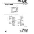 SONY FDL-K400 Owners Manual