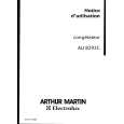 ARTHUR MARTIN ELECTROLUX AU8293C Owners Manual