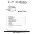 SHARP SF2216 Instrukcja Serwisowa