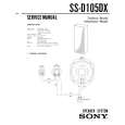 SONY SSD105DX Service Manual