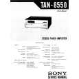 SONY TAN-8550 Instrukcja Serwisowa