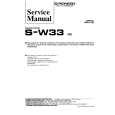 PIONEER S-W33XEE Service Manual