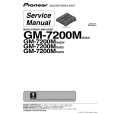 PIONEER GM-7200M/XU/EW5 Service Manual