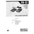 SONY RM-80 Service Manual