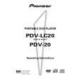 PIONEER PDV-20/ZY Owners Manual