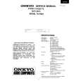 ONKYO TAR301 Service Manual