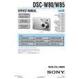 SONY DSC-W80 LEVEL2 Manual de Servicio