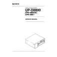 SONY UP-D8800 Instrukcja Serwisowa
