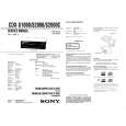 SONY CDXS2000C Service Manual