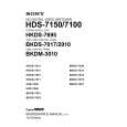 SONY HDS-7100 Service Manual