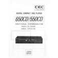 CEC CHUO DENKI 550CD Instrukcja Obsługi
