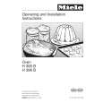 MIELE H395B Manual de Usuario